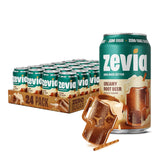 Zevia Zero Sugar Soda, Creamy Root Beer, 12 oz Cans (24-Pack) – Naturally Sweetened, Non-GMO Project Verified, Gluten-Free, Vegan