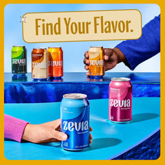 Zevia Zero Sugar Soda,Cream Soda,16 oz Cans – Naturally Sweetened,Non-GMO Project Verified,Gluten-Free,Vegan,(Pack of 24)