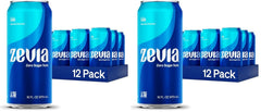 Zevia Zero Sugar Soda,Cola,16 oz Cans – Naturally Sweetened,Non-GMO Project Verified,Gluten-Free,Vegan,(Pack of 24)