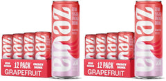 Zevia Zero Sugar Energy Drink,Grapefruit,12 oz Cans – Naturally Sweetened,Non-GMO Project Verified,Gluten-Free,Vegan,(Pack of 24)