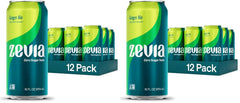 Zevia Zero Sugar Soda,Ginger Ale,16 oz Cans – Naturally Sweetened,Non-GMO Project Verified,Gluten-Free,Vegan,(Pack of 24)