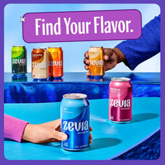 Zevia Zero Sugar Soda,Grape,16 oz Cans – Naturally Sweetened,Non-GMO Project Verified,Gluten-Free,Vegan,(Pack of 24)