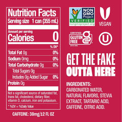 Zevia Zero Sugar Soda, Dr. Zevia, 12 oz Cans (24-Pack) – Naturally Sweetened, Zero Calorie Sugar Free Soda - Non-GMO Project Verified, Gluten-Free, Vegan