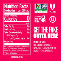 Zevia Zero Sugar Soda, Strawberry Lemon Burst, 12 oz Cans (24-Pack) – Naturally Sweetened, Zero Calorie Sugar Free Soda - Non-GMO Project Verified, Gluten-Free, Vegan