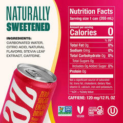 Zevia Zero Sugar Energy Drink, Mango Ginger, 12 oz Cans (12-Pack) – Naturally Sweetened, Zero Calorie Sugar Free Energy - Non-GMO Project Verified, Gluten-Free, Vegan