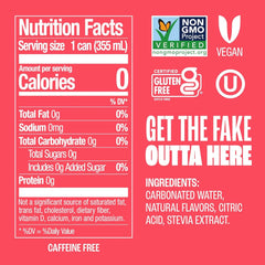 Zevia Zero Sugar Soda, Strawberries and Cream, 12 oz Cans (6-Pack) – Caffeine Free, Naturally Sweetened, No Calorie Soda - Non-GMO Project Verified, Gluten-Free, Vegan