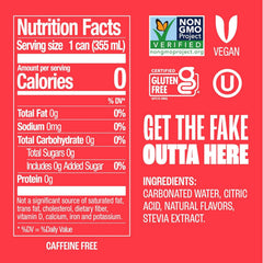 Zevia Zero Sugar Soda, Fruit Punch, 12 oz Cans (24-Pack) – Caffeine Free, Naturally Sweetened, No Calorie Soda - Non-GMO Project Verified, Gluten-Free, Vegan