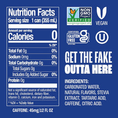 Zevia Zero Sugar Soda, Vanilla Cola, 16 oz Cans (12-Pack) – Naturally Sweetened, Non-GMO Project Verified, Gluten-Free, Vegan